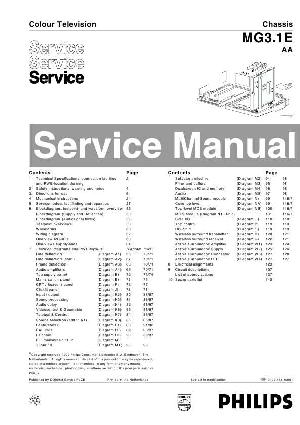 Сервисная инструкция Philips MG3.1E chassis ― Manual-Shop.ru