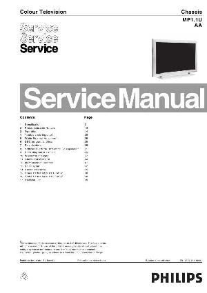 Service manual Philips MP1.1U AA ― Manual-Shop.ru