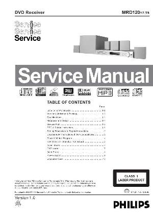Сервисная инструкция Philips MRD-120 ― Manual-Shop.ru
