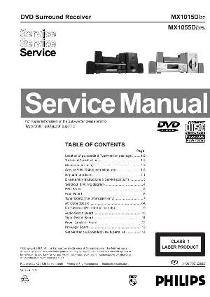 Сервисная инструкция Philips MX-1015D, MX-1055D ― Manual-Shop.ru