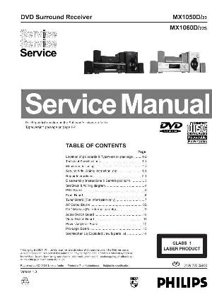 Service manual Philips MX-1050D, MX-1060D ― Manual-Shop.ru