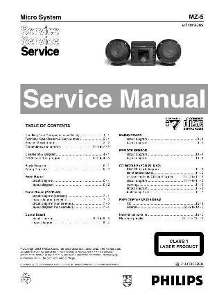 Service manual Philips MZ-5 ― Manual-Shop.ru