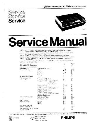 Сервисная инструкция Philips N-1501 ― Manual-Shop.ru