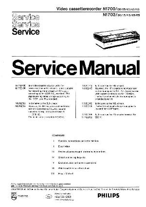 Service manual Philips N-1700, N1702 ― Manual-Shop.ru