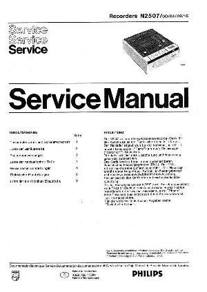 Сервисная инструкция Philips N-2507 ― Manual-Shop.ru