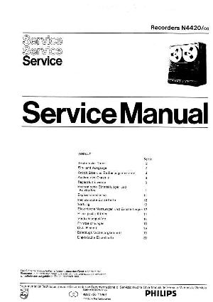 Сервисная инструкция Philips N-4420 ― Manual-Shop.ru