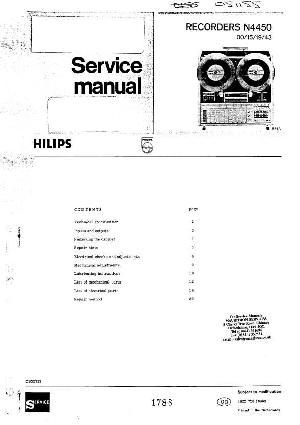 Сервисная инструкция Philips N-4450 ― Manual-Shop.ru