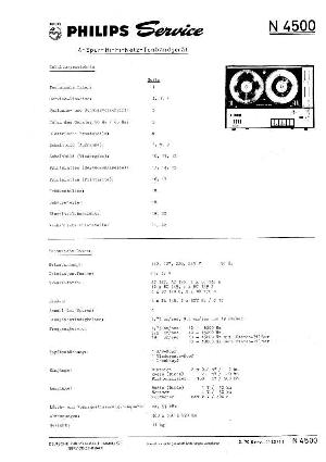 Сервисная инструкция Philips N-4500 ― Manual-Shop.ru