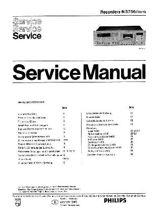Сервисная инструкция Philips N-5758 ― Manual-Shop.ru
