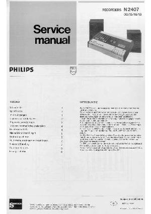 Сервисная инструкция Philips N2407 ― Manual-Shop.ru