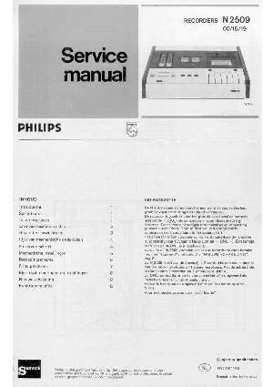 Сервисная инструкция Philips N2509 ― Manual-Shop.ru