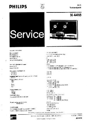 Service manual Philips N4418 (DE) ― Manual-Shop.ru