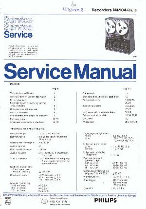 Сервисная инструкция Philips N4504 ― Manual-Shop.ru