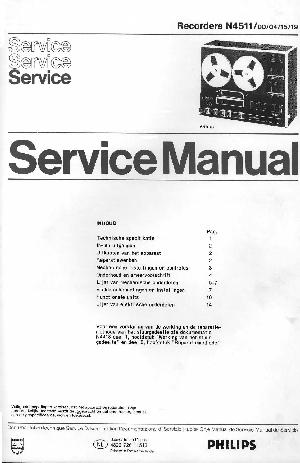 Сервисная инструкция Philips N4511 ― Manual-Shop.ru