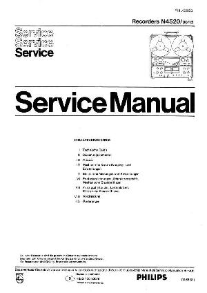 Сервисная инструкция Philips N4520 (немецкий язык) ― Manual-Shop.ru