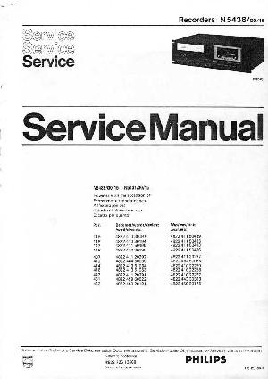 Сервисная инструкция Philips N5438 ― Manual-Shop.ru
