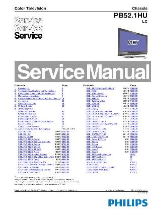 Сервисная инструкция Philips PB52.1HU LC ― Manual-Shop.ru