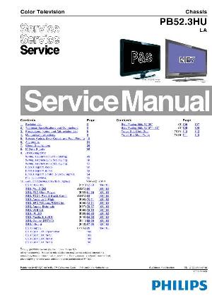Сервисная инструкция Philips PB52.3HU LA ― Manual-Shop.ru