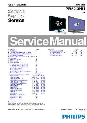 Сервисная инструкция Philips PB52.3HU LA ― Manual-Shop.ru