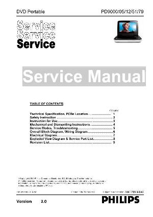 Сервисная инструкция Philips PD9000 ― Manual-Shop.ru