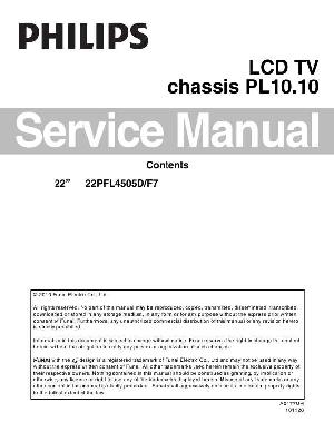 Service manual Philips PL10.10 22PFL4505D ― Manual-Shop.ru