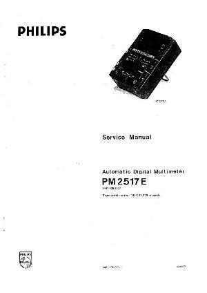 Сервисная инструкция Philips PM-2517E ― Manual-Shop.ru