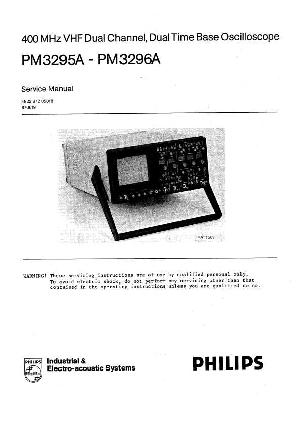 Сервисная инструкция Philips PM-3295A, PM-3296A ― Manual-Shop.ru