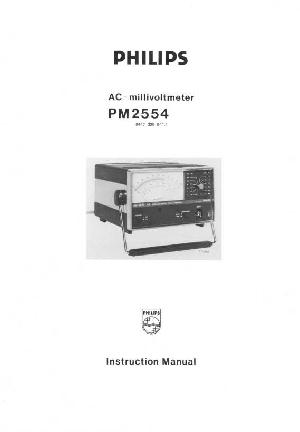 Сервисная инструкция Philips PM2554 ― Manual-Shop.ru