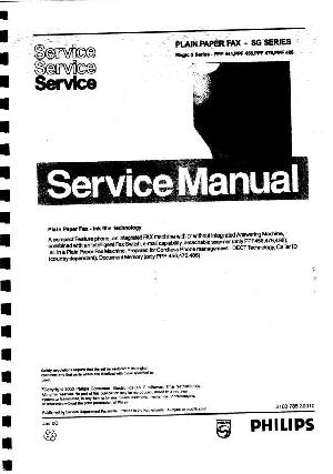 Service manual Philips PPF-441, PPF-456, PPF-476, PPF-486 ― Manual-Shop.ru
