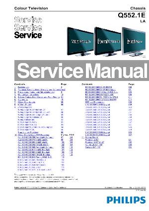 Сервисная инструкция Philips Q552.1E LA ― Manual-Shop.ru