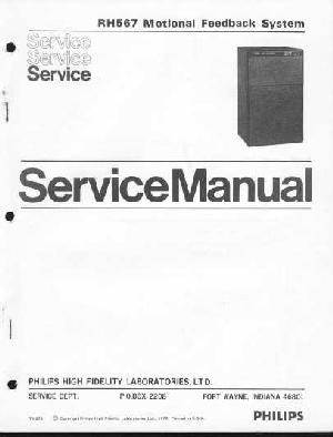 Сервисная инструкция Philips RH-567 ― Manual-Shop.ru