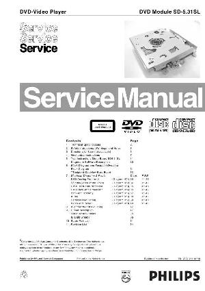 Сервисная инструкция Philips SD-5.31SL DVD Module ― Manual-Shop.ru