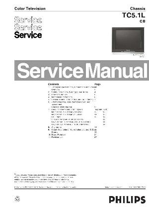 Сервисная инструкция Philips TC5.1L CB chassis ― Manual-Shop.ru