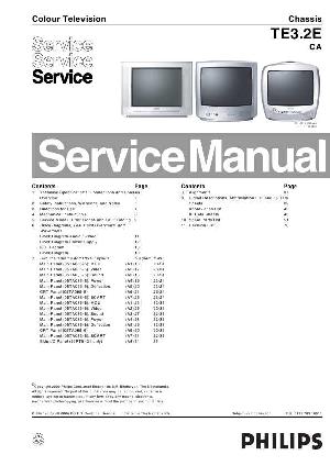 Сервисная инструкция Philips TE3.2E CA chassis ― Manual-Shop.ru