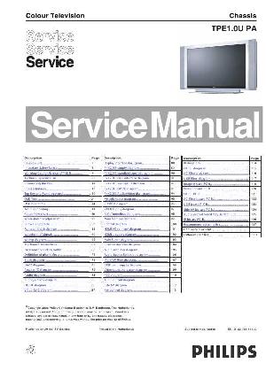 Сервисная инструкция Philips TPE1.0U PA ― Manual-Shop.ru
