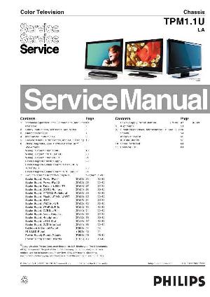 Service manual Philips TPM1.1U LA шасси ― Manual-Shop.ru