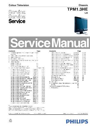 Сервисная инструкция Philips TPM1.3HE LA ― Manual-Shop.ru