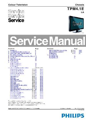 Сервисная инструкция Philips TPM4.1E LA ― Manual-Shop.ru