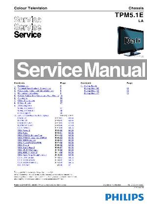 Сервисная инструкция Philips TPM5.1E LA ― Manual-Shop.ru