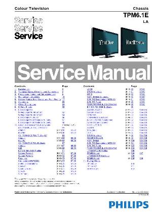 Сервисная инструкция Philips TPM6.1E LA ― Manual-Shop.ru