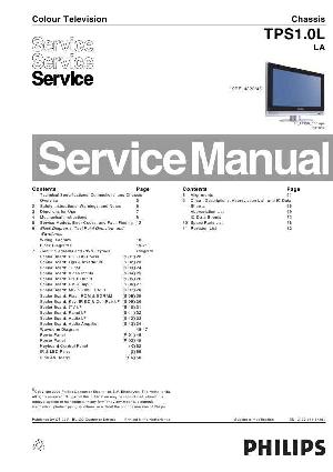 Сервисная инструкция Philips TPS1.0L, LA ― Manual-Shop.ru