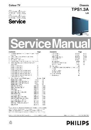 Сервисная инструкция Philips TPS1.3A LA ― Manual-Shop.ru