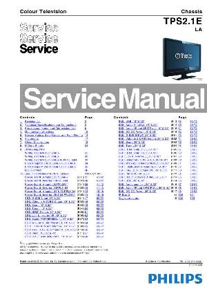 Сервисная инструкция Philips TPS2.1E LA chassis ― Manual-Shop.ru