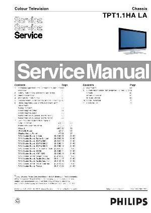 Сервисная инструкция Philips TPT1.1HA, LA ― Manual-Shop.ru