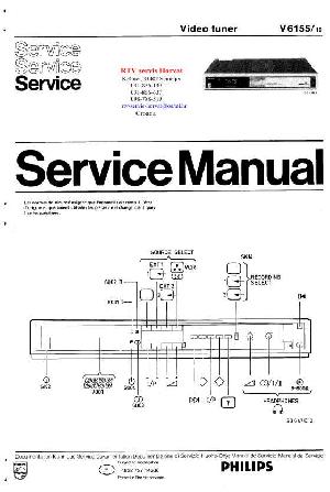 Сервисная инструкция Philips V6155 ― Manual-Shop.ru