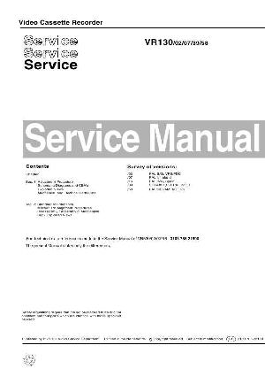 Сервисная инструкция Philips VR-130 ― Manual-Shop.ru