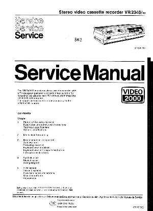 Сервисная инструкция Philips VR-2340  ― Manual-Shop.ru
