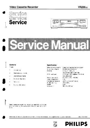 Сервисная инструкция Philips VR-296  ― Manual-Shop.ru
