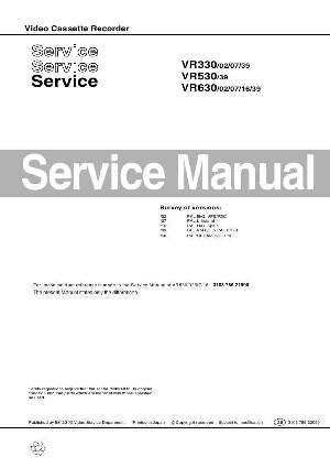 Сервисная инструкция Philips VR-330, VR-530, VR-630 ― Manual-Shop.ru