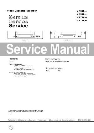 Service manual Philips VR-340, VR-740 ― Manual-Shop.ru